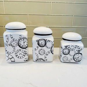 REDUCED Kitchen Storage Canisters (3) NEW